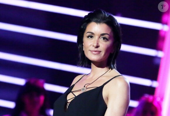 Jenifer lors de l'enregistrement de l'émission "Tout pour la Musique", présentée par Karine Ferri sur TF1. Le 1er juin 2013.