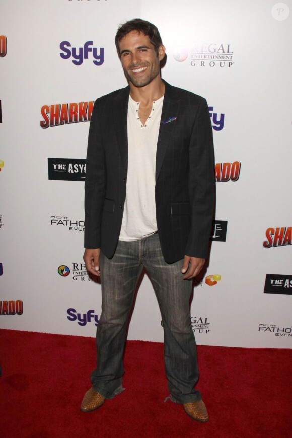 Christopher Wolfe lors de la projection de Sharknado à Los Angeles le 2 août 2013