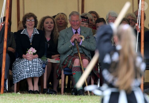 Le prince Charles, duc de Rothesay en Ecosse, lors des Mey Highlands Games le 3 août 2013