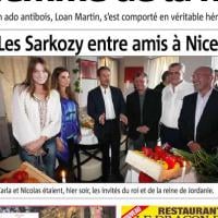 Nicolas Sarkozy et Carla, Abdullah et Rania de Jordanie : Retrouvailles à Nice !