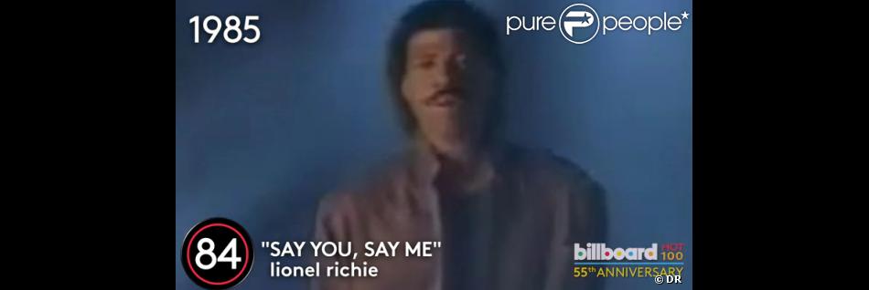 Lionel Richie figure au classement des 100 plus gros hits de tous les temps.