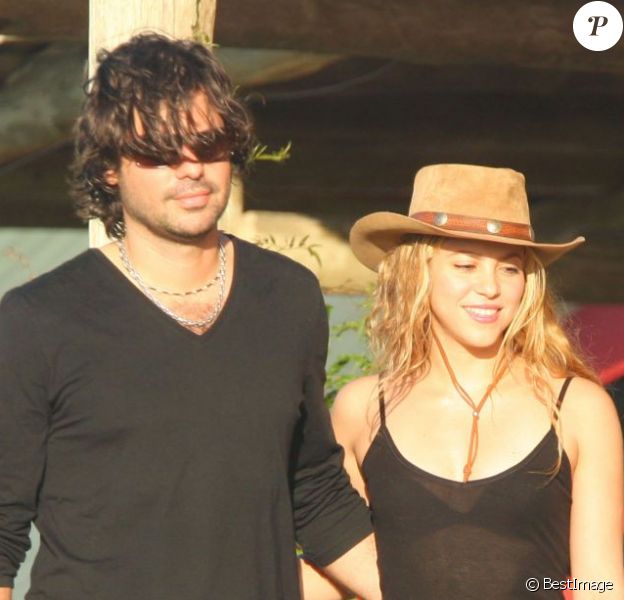 Shakira et Antonio de la Rua à Punta del Este en 2008.