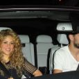 Shakira et Gerard Piqué à West Hollywood, le 6 juillet 2013.
