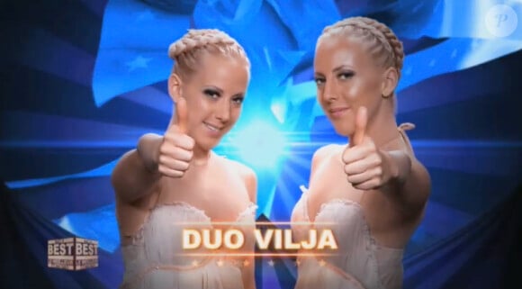 Le duo Vilja (The Best : Le meilleur artiste - émission du vendredi 9 août 2013)