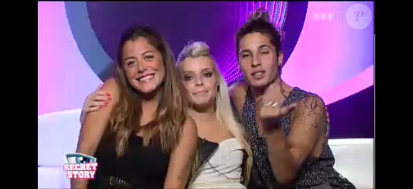 Anaïs, Alexia et Eddy dans la quotidienne de Secret Story 7, vendredi 9 août 2013 sur TF1