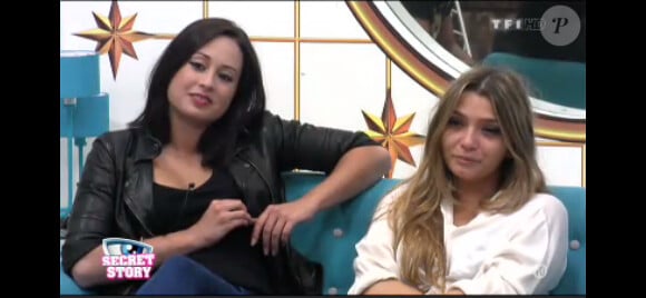 Emilie et Clara dans la quotidienne de Secret Story 7, vendredi 9 août 2013 sur TF1