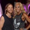 David et Cathy Guetta lors d'une soirée organisée au Gotha Club de Cannes, le 9 août 2013