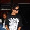 Rihanna arrive au restaurant Lyon à New York, le 12 août 2013.
