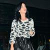 Katy Perry quitte le restaurant Lyon dans le quartier de West Village. New York, le 13 août 2013.