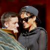 Rihanna quitte le restaurant Dasilvano et retourne à l'hôtel Gansevoort. New York, le 13 août 2013.