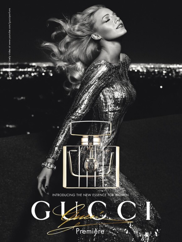 Blake Lively, égérie du parfum Gucci Première sorti en 2012.