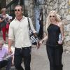 Gwen Stefani et son mari Gavin Rossdale visitent la Fondation Maeght à Saint-Paul de Vence, le 8 aout 2013.