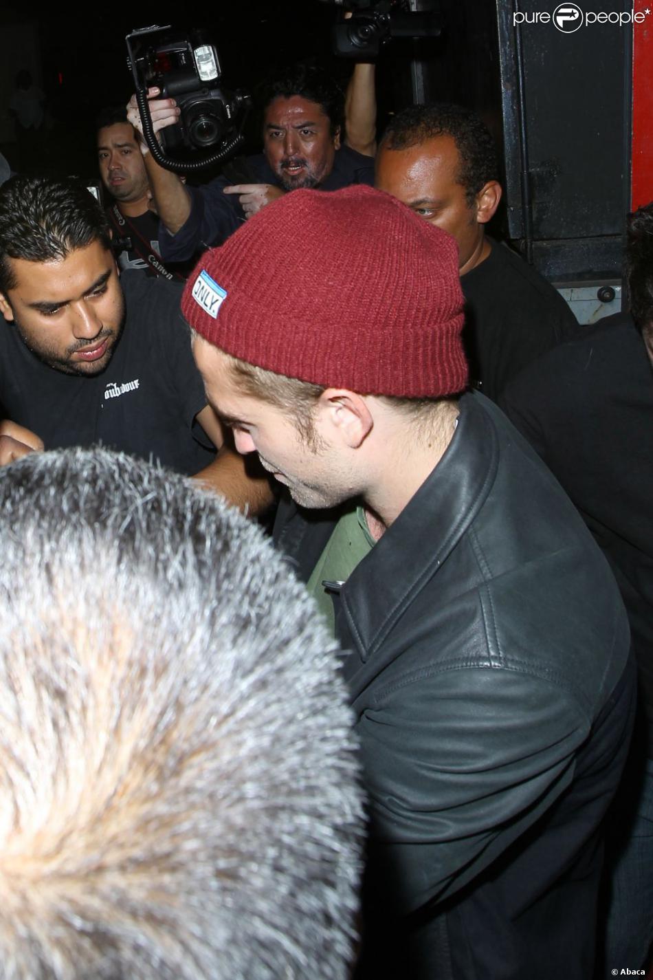 Robert Pattinson au Troubadour le 16 août 2013.