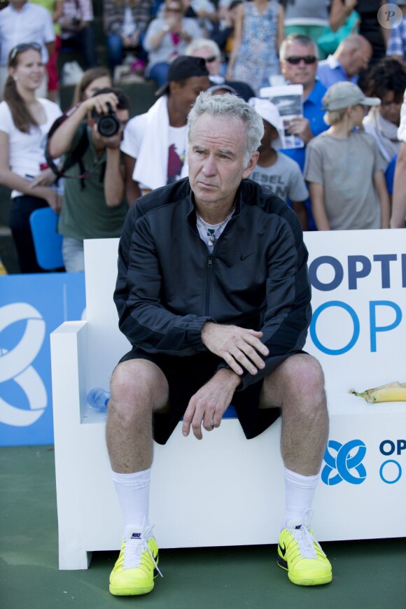 John McEnroe à Knokke le 18 août 2013.