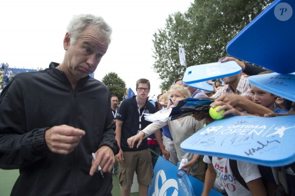 John McEnroe à Knokke le 18 août 2013.