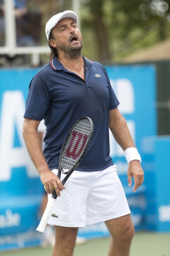 Henri Leconte à Knokke le 18 août 2013.