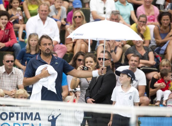 Henri Leconte à Knokke le 18 août 2013.