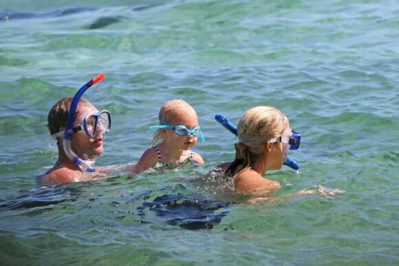 Christina Applegate en vacances à Hawaï, le 14 août 2013.