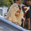 Nicki Minaj sur le tournage du clip de Love More, nouveau single de Chris Brown. Los Angeles, le 2 août 2013.