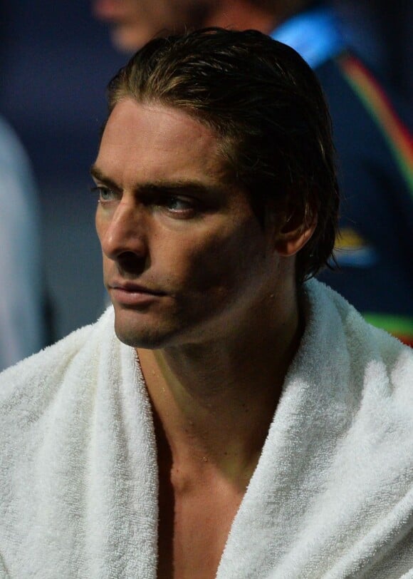 Camille Lacourt à Barcelone, le 29 juillet 2013.