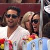 Jesse Metcalfe et sa fiancée Cara Santana déjeunent au restaurant Ivy à Los Angeles avec les parents de Cara, le 20 août 2013.
