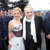 Maximilian Schell et Iva Mihanovic à leur mariage en Autriche, Hebalm, le 20 août 2013.