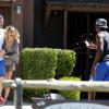 Sarah Harding (Girls Aloud) a pris du bon temps, à l'instar de cette journée à la piscine de l'hôtel le 7 août 2013, avec son amoureux Mark Foster (Foster the People) à Las Vegas.