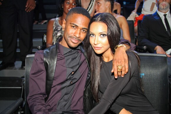 Naya Rivera et son chéri Big Sean à la cérémonie des MTV Video Music Awards à New York, le 25 août 2013.