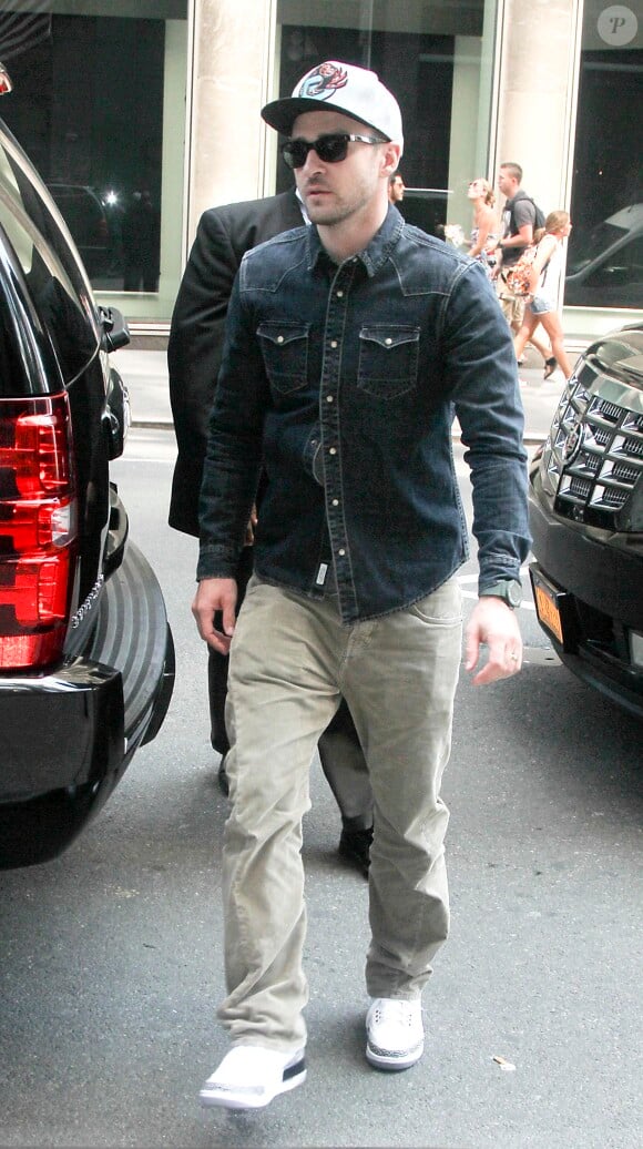 Justin Timberlake à New York, le 27 août 2013.