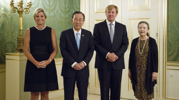 Maxima et Willem-Alexander des Pays-Bas : Sobriété pour Ban Ki-moon et sa femme