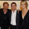 EXCLU : Johnny et Laeticia Hallyday, Anne Gravoin et Manuel Valls au Stade de France pour les concerts de Johnny Hallyday, le 16 juin 2012.
