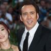 Nicolas Cage et sa femme Alice Kim Cage radieuse à la 70e Mostra de Venise, au Lido, le 30 août 2013.