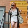 Lindsay Lohan quitte son hôtel de Soho à New York, le 30 août 2013.