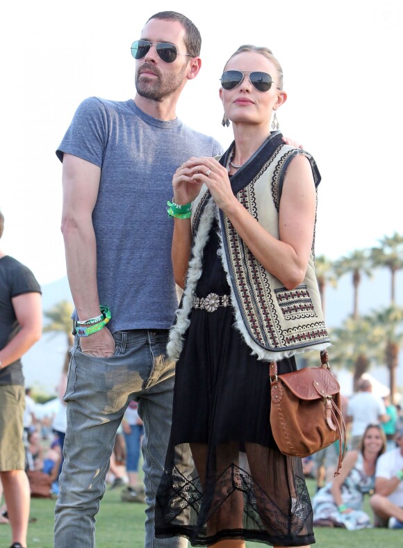 Kate Bosworth et Michael Polish au Festival de musique de Coachella à Indio le 13 avril 2013.
