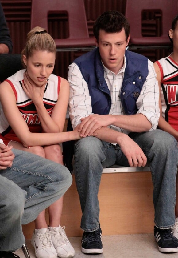 Dianna Agron et Cory Monteith dans la saison 1 de "Glee" (2009-2010).
