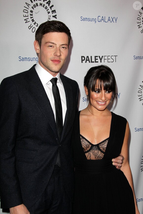 Lea Michele et Cory Monteith à Los Angeles, le 27 février 2013.
