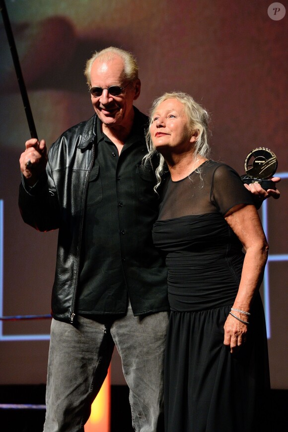 Larry Clark and Agnès B. lors du festival de Deauville, le 4 septembre 2013.