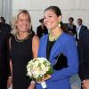 La princesse Victoria de Suède remettait le 4 septembre 2013 à Stockholm le Junior Water Prize, dont elle est la marraine, dans le cadre de la Semaine mondiale de l'eau.
