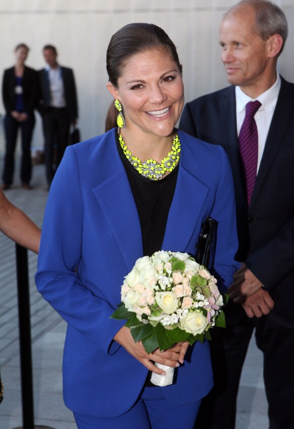 La princesse Victoria de Suède a décerné le 4 septembre 2013 à Stockholm le Junior Water Prize à Anirudh Jain et Catlin Gabel du Chili, dans le cadre de la Semaine mondiale de l'eau.