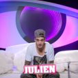 Julien dans la quotidienne de Secret Story 7 sur TF1 le jeudi 5 septembre 2013