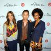 Jessica Alba, le créateur Phillip Lim et Solange Knowles assistent au lancement de la collection 3.1 Phillip Lim For Target au Spring Studio. New York, le 5 septembre 2013.