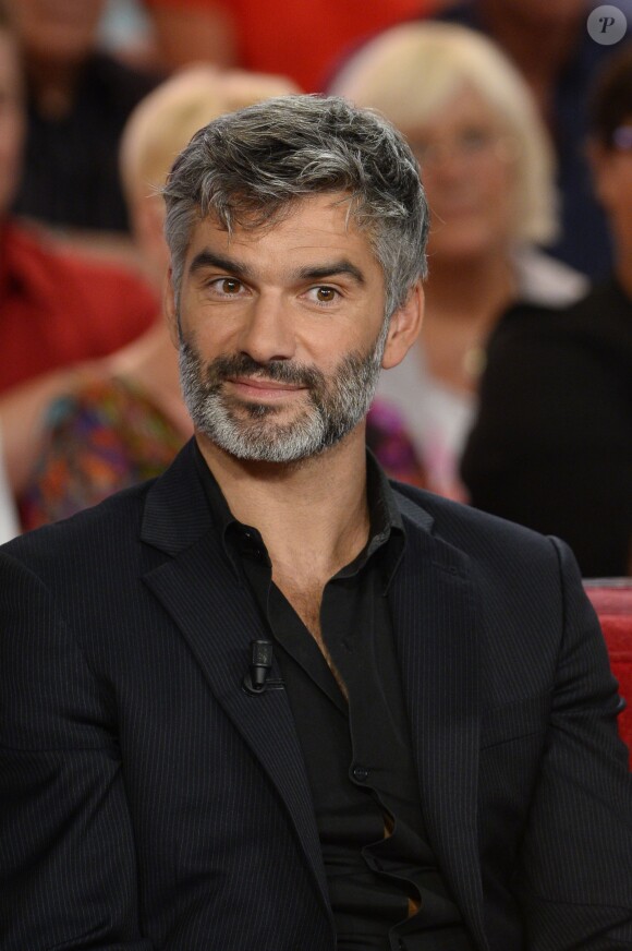 François Vincentelli lors de l'enregistrement de l'émission "Vivement Dimanche" à Paris le 4 septembre 2013 (diffusion le 8 septembre)