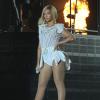 Beyoncé en concert au "V Festival" à Chelmsford en Angleterre. Le 17 août 2013.