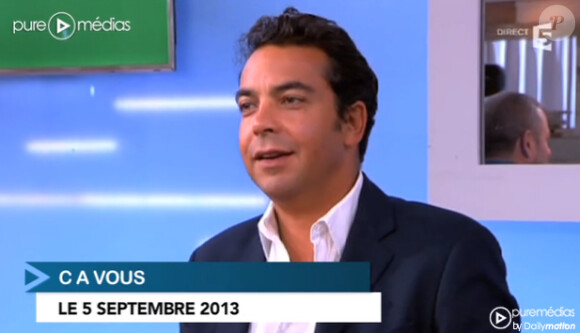 Patrick Cohen dans C à vous sur France 5, le 5 septembre 2013.