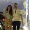 Sergio Ramos et Pilar Rubio font du shopping à Madrid le 2 juillet 2013.