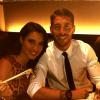 Sergio Ramos et Pilar Rubio dans un restaurant japonais à Madrid le 7 septembre 2013.