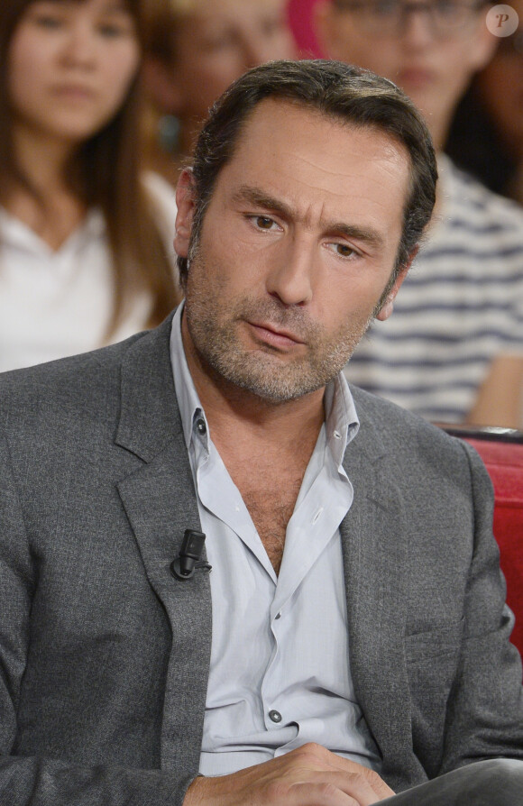 Gilles Lellouche lors de l'enregistrement de l'émision "Vivement Dimanche" pour une diffusion le 1 septembre 2013