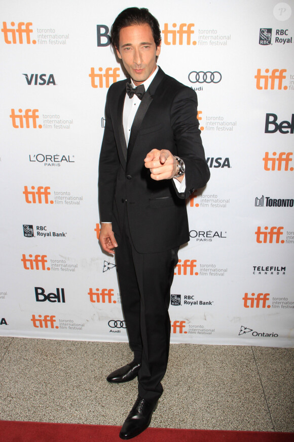 Adrien Brody lors de la présentation de Third Person au Festival international du film de Toronto, le 9 septembre 2013