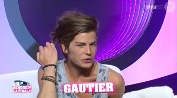 Gautier dans la quotidienne de Secret Story 7 sur TF1 le mercredi 11 septembre 2013