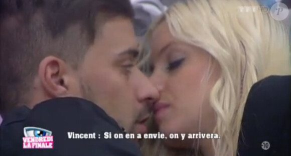 Vincent et Alexia dans la quotidienne de Secret Story 7 sur TF1 le mercredi 11 septembre 2013